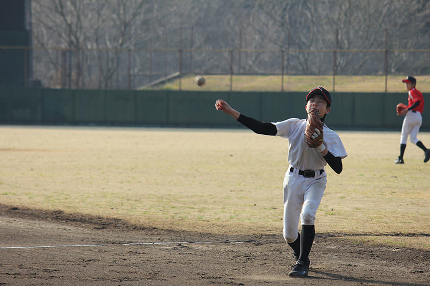 ３年生とのお別れ試合